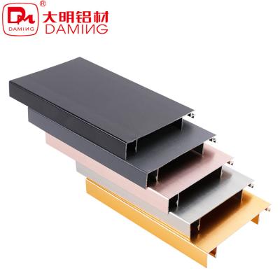 China Manufacturer Waterproof Baseboards Molding Modern Wall Baseboard Aluminum Skirting Profiles for sale