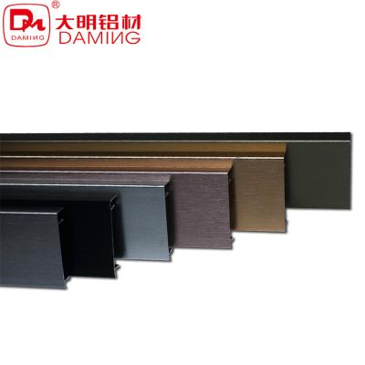 China Modern Modern Skirting Boards For Floor Decoration Metal Skirting Aluminum Skirting Board Skirting Board for sale