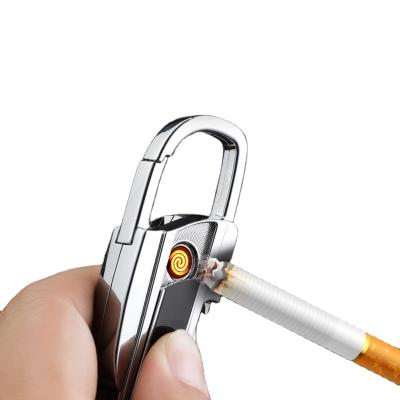 China Gas Lighter Multi-Function Single Refilling USB Lighter Portable Main Chain Lighter Cigarette Lighter for sale