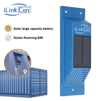 China iLinkCon Container GPS Tracker Global Roaming Global Tracking 4G SIM Global Container Solar Battery Large for sale