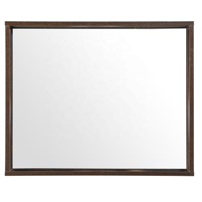 China Modern Simple Furniture Wall Cabinet Brown Bathroom Mirror for sale