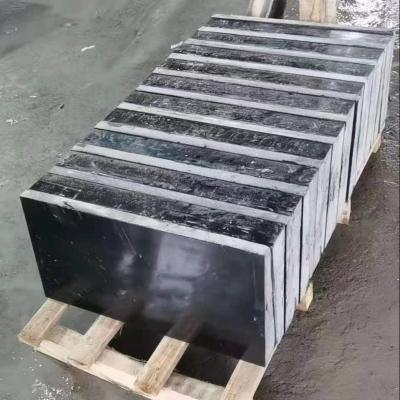 China Modern Factory Stairs Step Granite Tiles, Modern Granite Stairs Steps And Facing, Mongolia Black Granite Stairs Step for sale