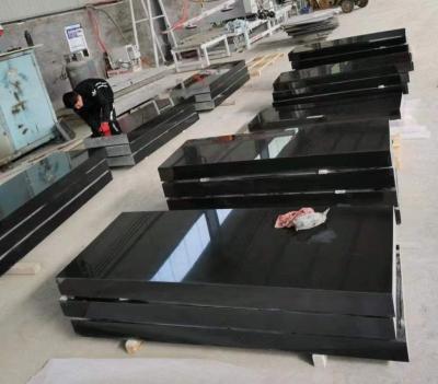 China Factory Price Modern Cheap Black Grave Monument Memorial Stone For Graves Monuments for sale