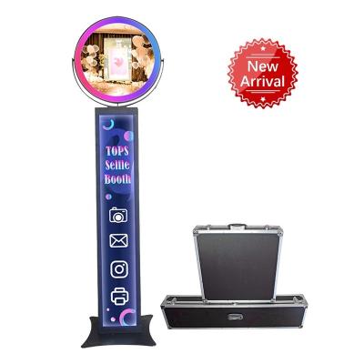 China Portable Roaming Photobooth Machine Digital Magic Selfie Mirror Touch Photo Booth 2021 for sale