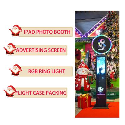 China Ipad Roaming Photobooth Kiosk 2021 New Selfie Station Photo Booth For Sale for sale