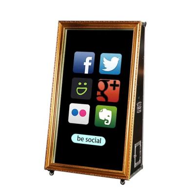 China 2020 New Photo Booth Machine Self-service The Sticker Ipad Photo Booth Machine Kiosk for sale