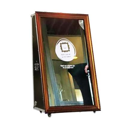 Китай China cabina fotos kiosk high tech espejo magico photo booth for sale продается