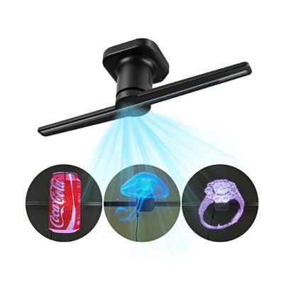 China 42cm Small Hologram Advertising Projector Hand Held Mini 3d Holographic Fan for sale