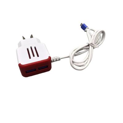 China 2 PORTS USB Wall Charger 2022 Convenient Cheap Price Quickly With Large Quantity Charger Adapter 5V for sale