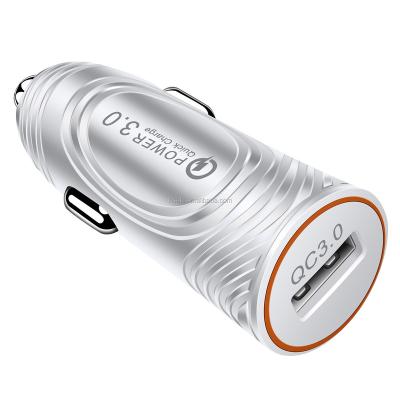 China Brand New Mobile Phone QC3.0 Design 1 USB Port Fast Car Battery Charger,Hot Selling Car USB Charger for sale