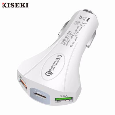 China Quick Charger QC3.0, 3 USB 35w Car Mobile Phone KISEKI New Model 2019 Charger for sale