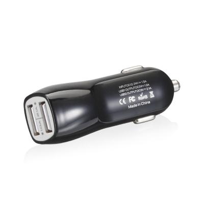 China New Platypus Ipad/Camera/PDA/MP3 Mobile Phone Factory Direct Selling Car Phone Charger 5V2.1A Mini Dual Port Car Charger Fast Charger for sale