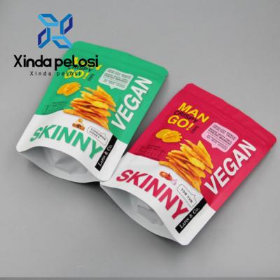 Cina Acciaio di plastica Zipper Top Stand Up Mylar Sacchetti Per Snack Chips imballaggio personalizzato in vendita