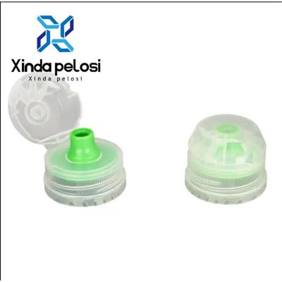 China PE Sport Plastic Screw Flip Top Caps For Drink Water Beverage Bottles for sale