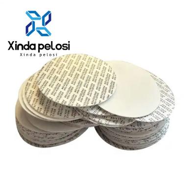 China Plastic Induction Sealing Liner PET PE PP Flasket Cap Seals / Lids / Wads voor Inbrengen Liner In Caps Te koop