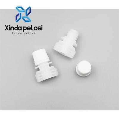 Cina Precision Cnc Flexible PE Plastic Spout Cap per sacchetto di latte di soia in vendita