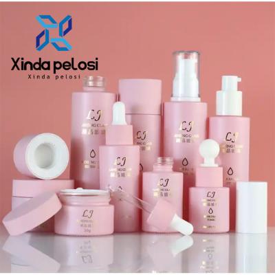 Cina 30 ml 250 ml bottiglie di lozione per il corpo per profumi con pompa rosa lussuosa confezione cosmetica per la cura della pelle in vendita