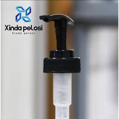 Cina Dispenser di pompe per lozioni per mani Dispenser di sapone liquido nero Dispenser di plastica in vendita