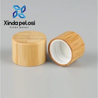 China Bamboo Holz Flaschenkappe für ätherische Öle mit Tropfen Stecker für die Verpackung ätherischer Öle zu verkaufen