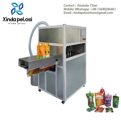 China Automatic Filling Capping Machine Pouch Filling And Sealing Machine With Milk Juice Bag Spout Pouch zu verkaufen