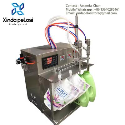 China Small Semi-Automatic Multi-Head Large Flow Bag Washing Liquid ,Cup Filling Sealing Machine zu verkaufen