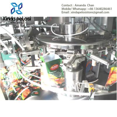 China Automatic Pouch Packing Machine Pouch Filling And Sealing Machine For Drink Juice Baging Capping zu verkaufen