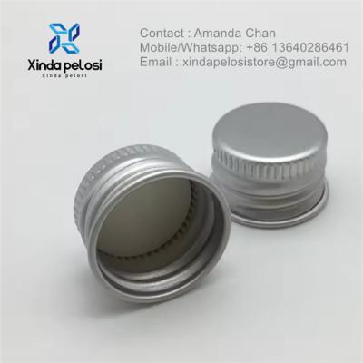 China Food Grade Aluminum Cosmetics Lid Metal Aluminum Screw Cover Cap for sale