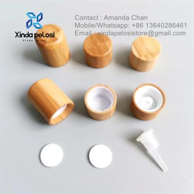 China Custom New Design Wood Perfume Cover Perfume Bottle Cap For Perfume Bottle Diffuser for sale