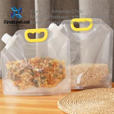 China Accept custom Stand Up Pouch Bag With Large Capacity Plastic Stand Up Pouches for Juice Packaging for sale