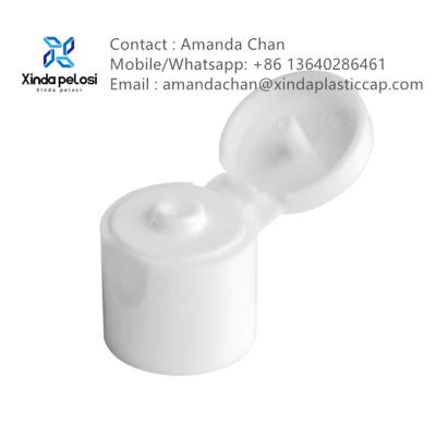 China Non Spill Snap Top Cap Flip Top Caps For Skin Care Bottle In Different Colors for sale