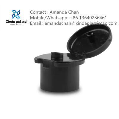 China Fabrica de plástico parafusos lisos Flip Top Cap garrafa parafusos tampas para garrafa de shampoo à venda