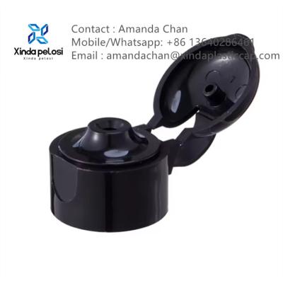 China Flip Top Bottle Caps Plastic Bottle Flip Cap For Shampoo Liquid Soap Bottle for sale