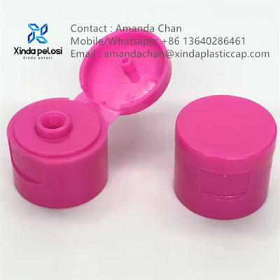 China PP Lid Sauce Cap Plastic Flip Top Cap For Shampoo Bottle Or Glass Bottles for sale