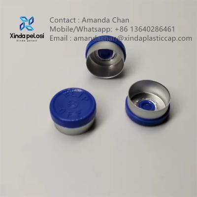 China Caps de vial con tapa superior profesional Caps de plástico de aluminio en venta para antibióticos en venta