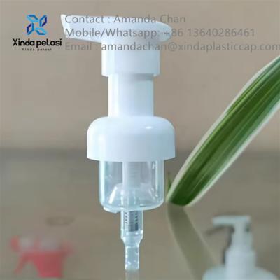 Chine PP tête de pompe à savon en plastique pour le nettoyage du visage Mousse Cosmétiques Bouteille à bulles à vendre