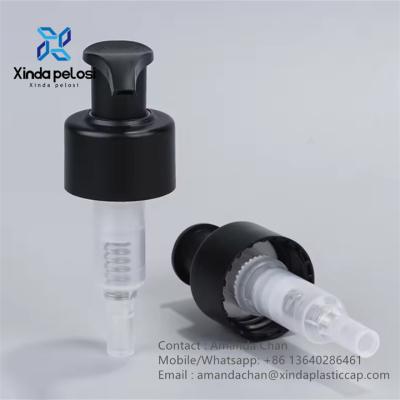 China Black Screw Lotion Pump Sprayer Top Spring Left Right Soap Pump for bottle for sale