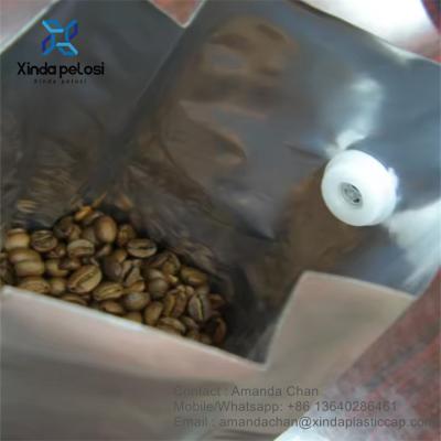 China Plastic One Way Coffee Valve Air Valve Coffee Degassing Valve for coffee bag en venta