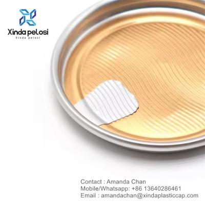 China factory Aluminum Food Grade Easy Peel Off End Lid For Metal Milk Powder Canned zu verkaufen