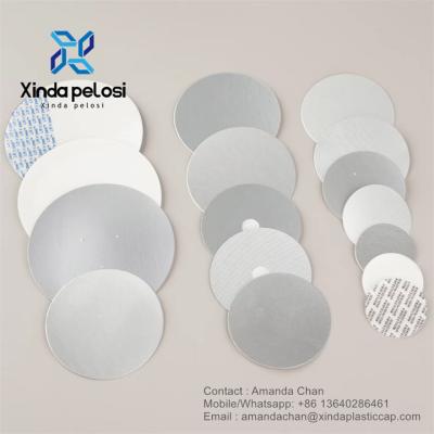 China Self Adhesive Press Cap Liners Foam Induction Safety Seals For Bottle Jar for sale