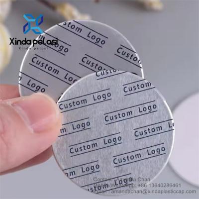 China Sealed For Your Protection Paper Foil Induction Aluminium Sealing Liner For Cap for sale