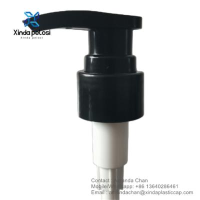 China Black Cosmetic Bottle Caps Plastic Lotion Pump For Plastic Lotion Bottles for sale