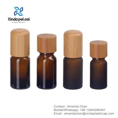 China Wooden Cap White Wax Black Walnut Bottle Cap For Glass Perfume Bottle en venta