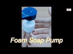 plastic foam pump hand sanitizer cosmetic press foam pump for dispenser bottle