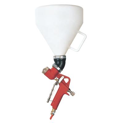 China GREEN GRAVITY FEED Aluminum Texture Air Hopper Aluminum Spray Gun for sale