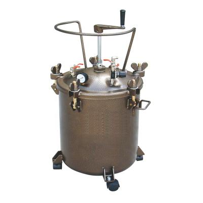 China GREEN Aluminum AIR 60L Paint Pressure Tank With Spray Gun Tank for sale