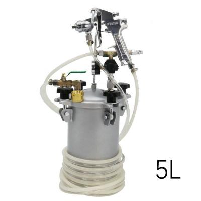 China 5L Pressure Tank Aluminum Paint Tank WITH SPRAY GUN for sale