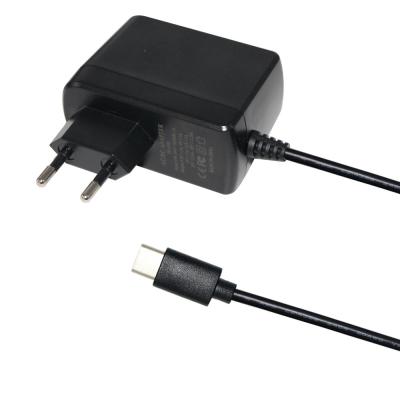 中国 PVCジャケット 18W 36W 12V アダプタ 壁掛けUSB-C 9V 3A 5V 3A 電源 ラップトップタイプc 充電器 販売のため