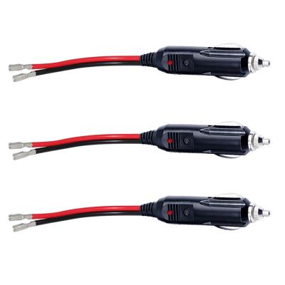 中国 フューズ 15A 30A 自動車タバコ点灯器 延長ケーブル 1フィート SPT-2 16AWG 販売のため