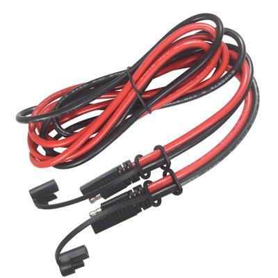 中国 12V 24V SAE 2Pin 太陽光電源ケーブル PVCジャケット付きのプラグ 販売のため