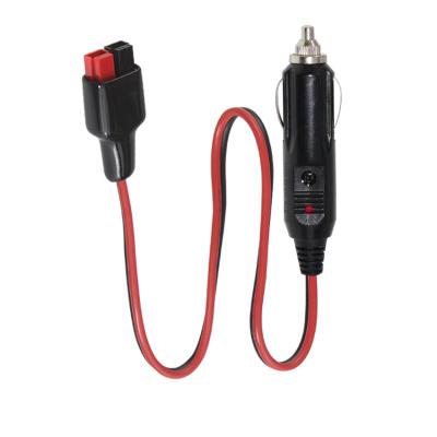 China 1.8m Zigarettenanzünder Stecker 15Amp Solarstrom-Kabel mit Ziel Null Standard-Port Adapter zu verkaufen